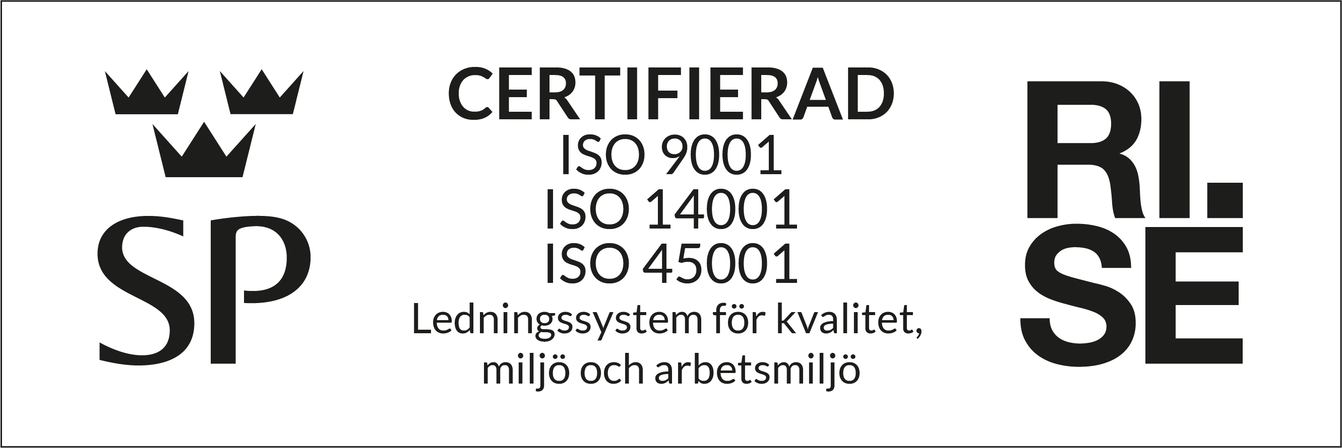 ISO 9001 14001 45001 Sv